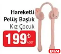 HAREKETLİ PELUŞ BAŞLIK KIZ ÇOCUK fiyat ve kampanya bilgisi